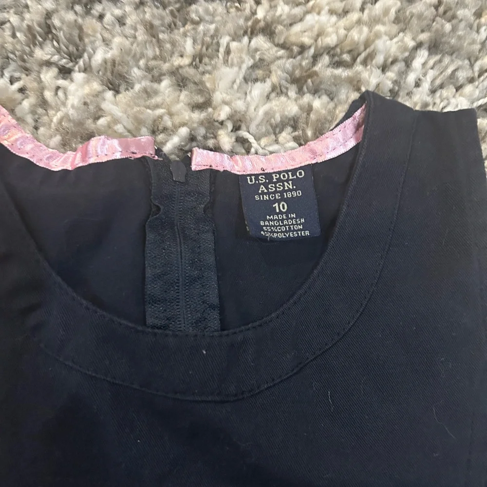 U.S. Polo Association. Classic Navy Girls Dress size 10